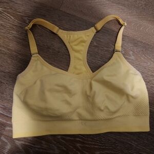 Super Cute Victoria Secret Support Yellow Sports Bra! Good Condition!